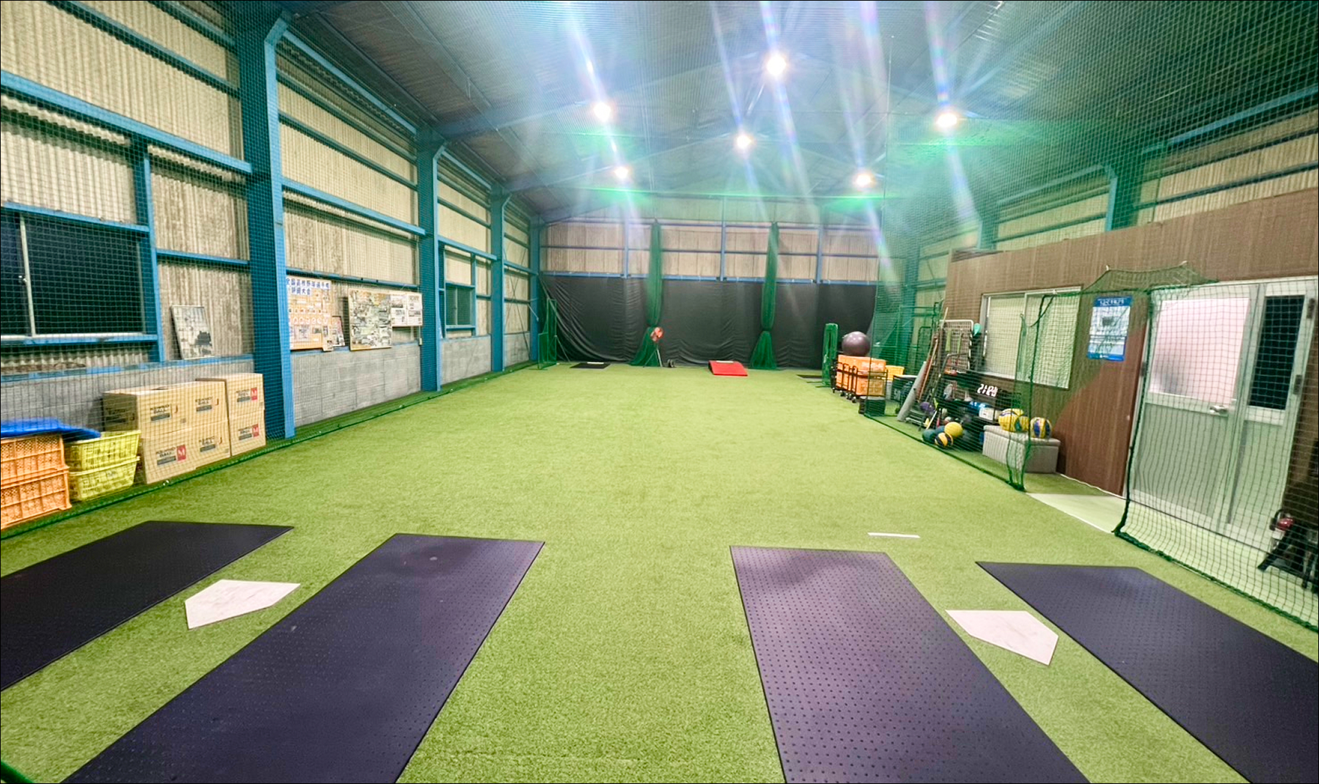 個人練習から団体練習やその他スポーツ様々な用途で利用できる便利スポット